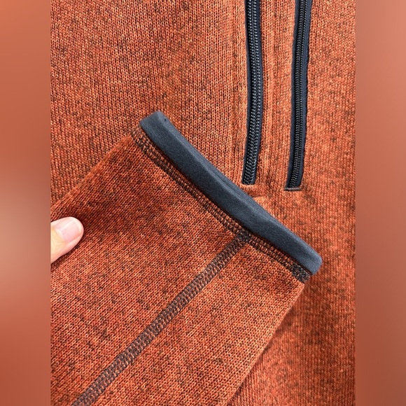 Patagonia Men's Medium Better Sweater 1/4 Zip Pullover Burnished Red NWT Jacket - Picture 6 of 9